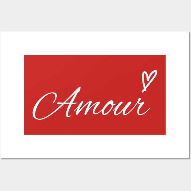 Amour Wall Art by LylaLace Studio